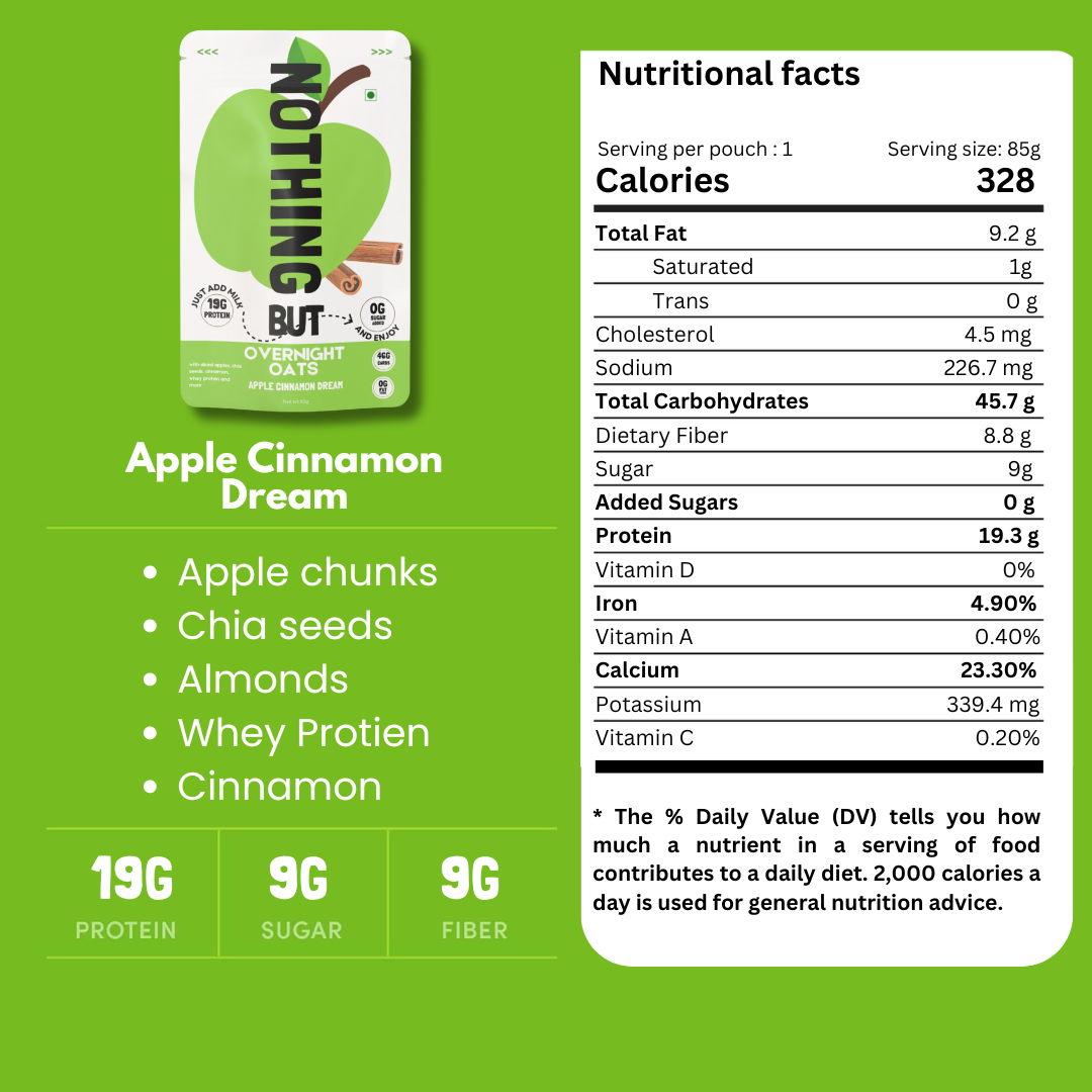 Nothing But Oats - Apple + Cinnamon